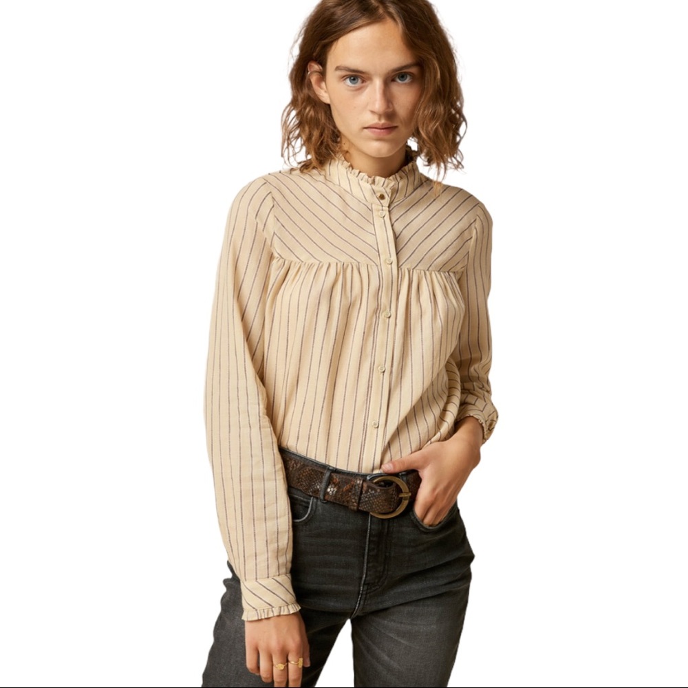 SESSUN Audran Blouse in Sandrust